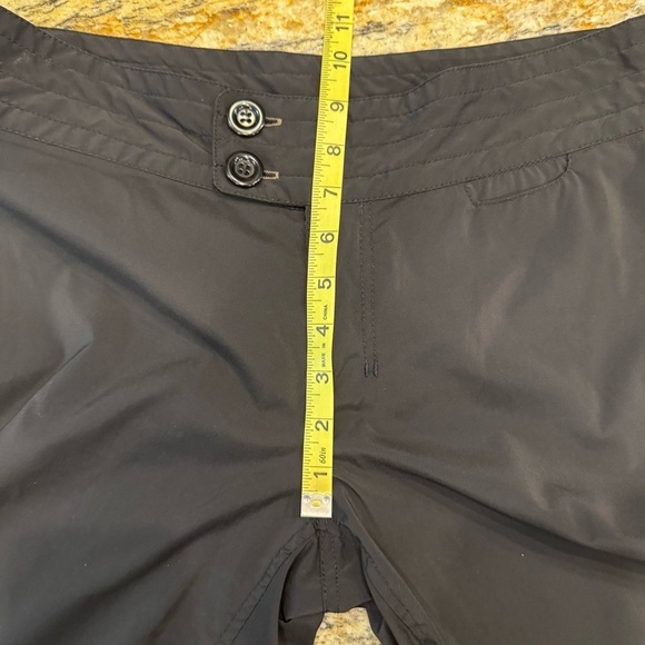 Kavu Nylon Womens Shorts Size 6 11" Inseam 2 Button Waist Black Outdoor Nylon - Picture 8 of 9